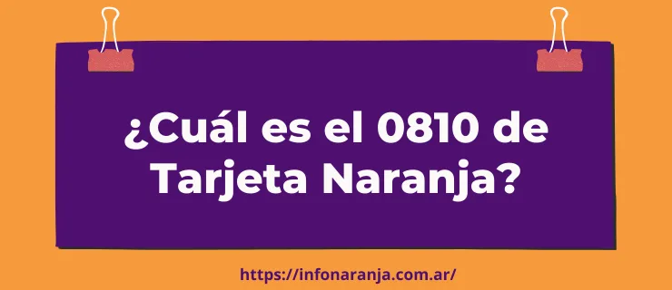 0800 tarjeta naranja