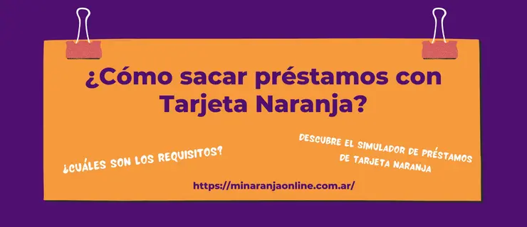 prestamos con tarjeta naranja