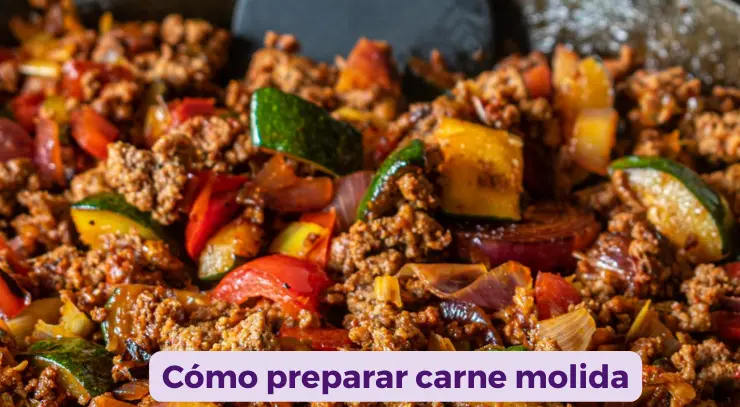 Recetas fáciles: Cómo preparar carne molida bien sabrosa